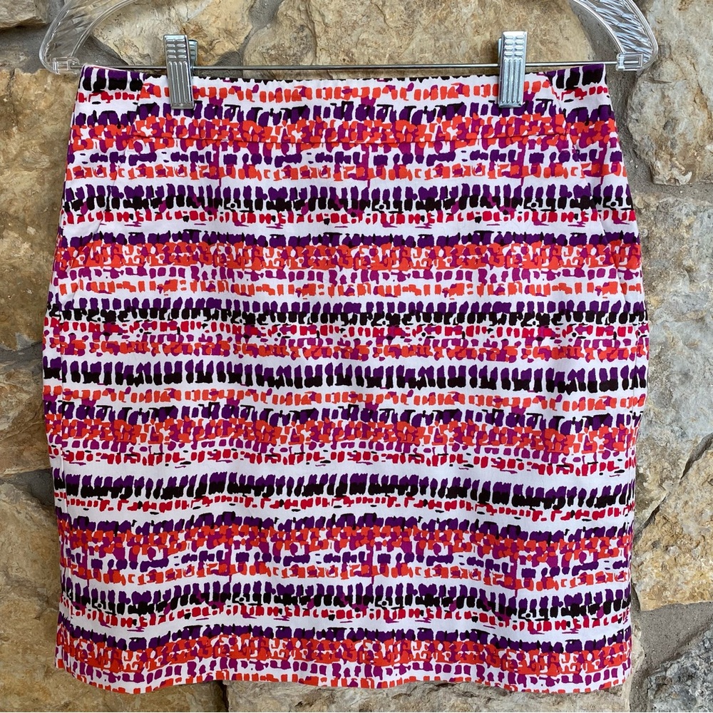 Ann Taylor Madison Skirt Pink Purple 2P